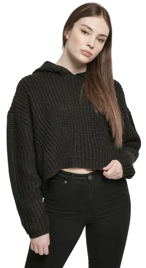 suéter Urban Classics Oversized Hoody/TB4537 - Black - women´s