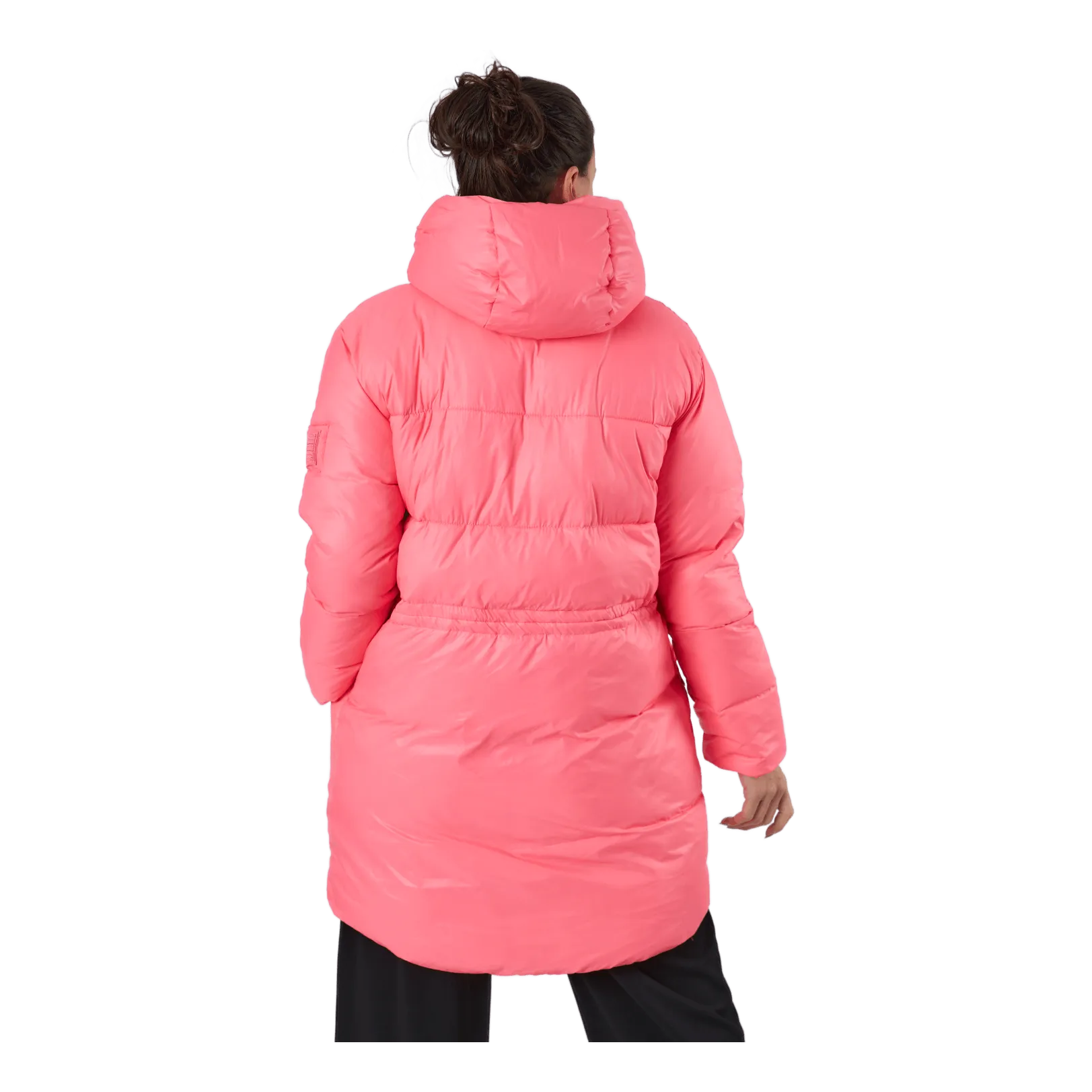 Svea W. Mid Length Shiny Jacket Happy Pink