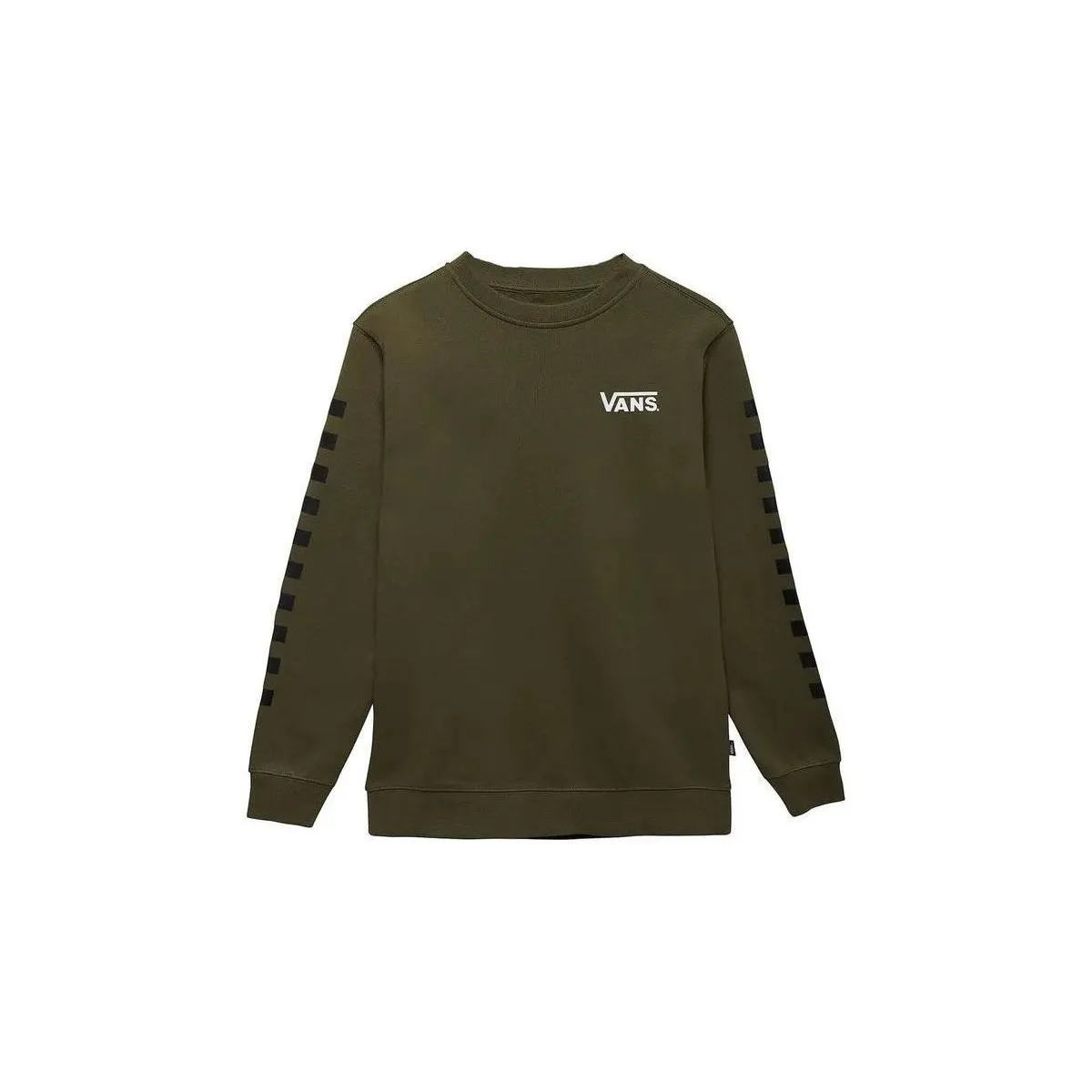 Sweatshirt By Exposition Check Crew Grape Leaf/Black