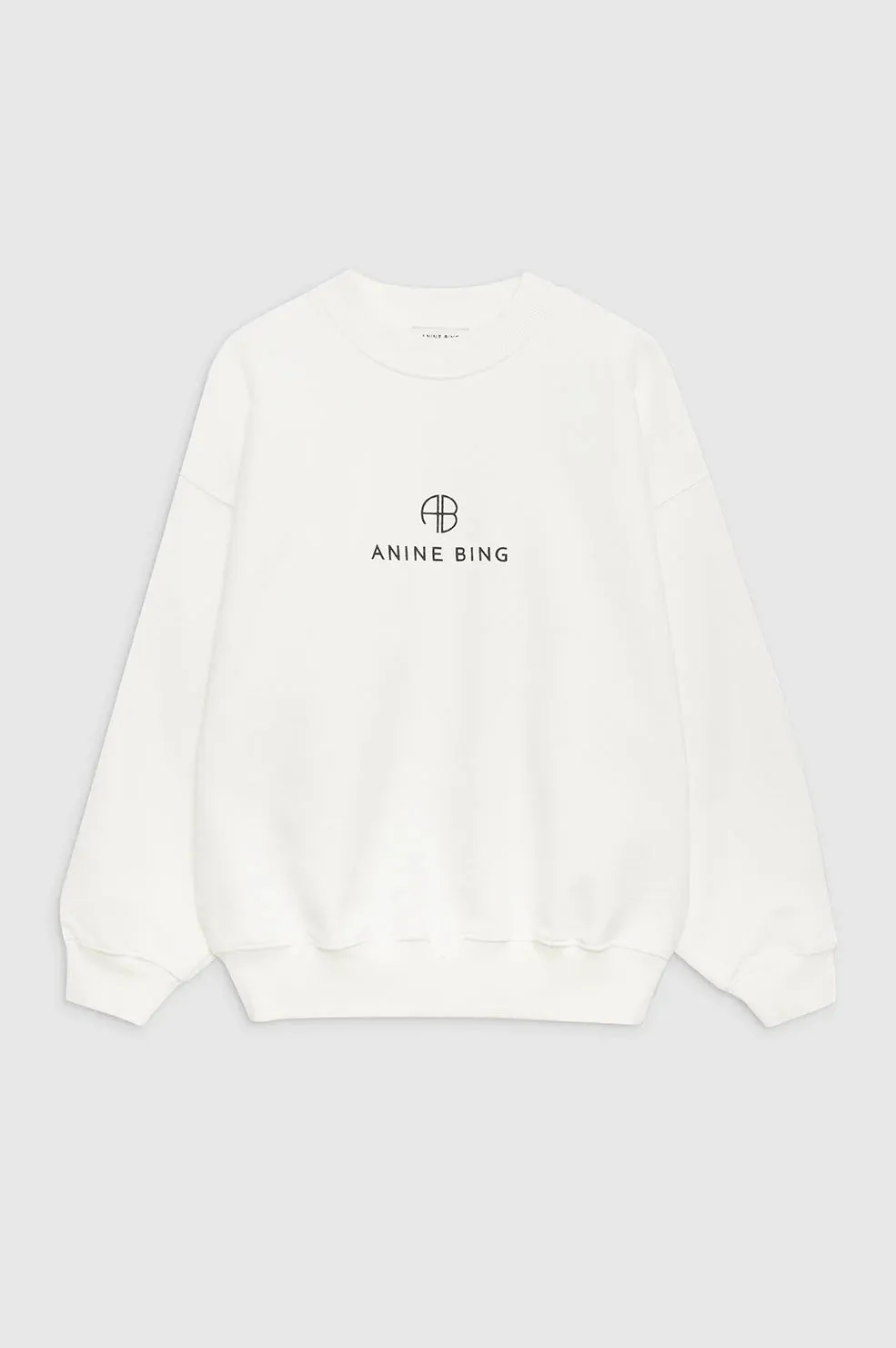 SWEATSHIRT JACI MONOGRAM WHITE