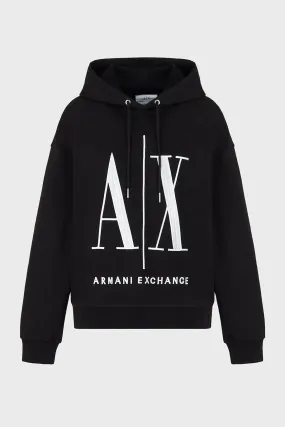 Sweatshirt Women Black Armani Exchange