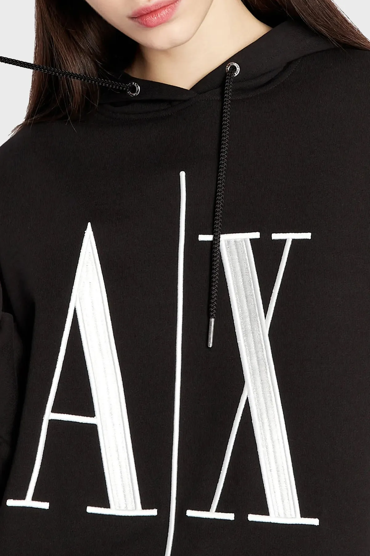 Sweatshirt Women Black Armani Exchange