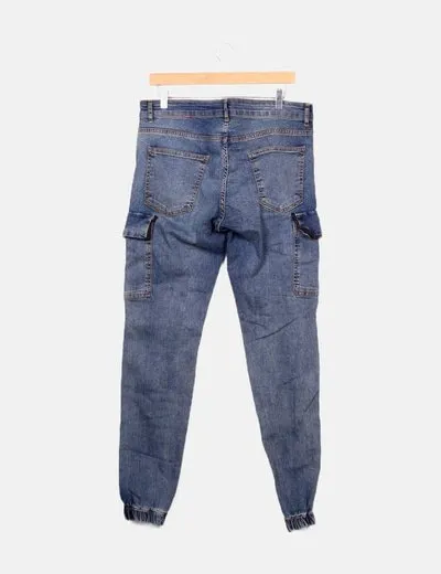 THE GANGSTER Jeans denim cargo