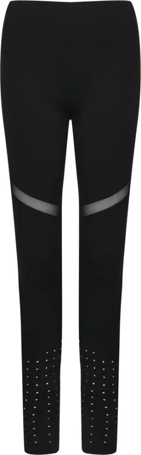 Tombo TL672 - Leggings con canesús - Black