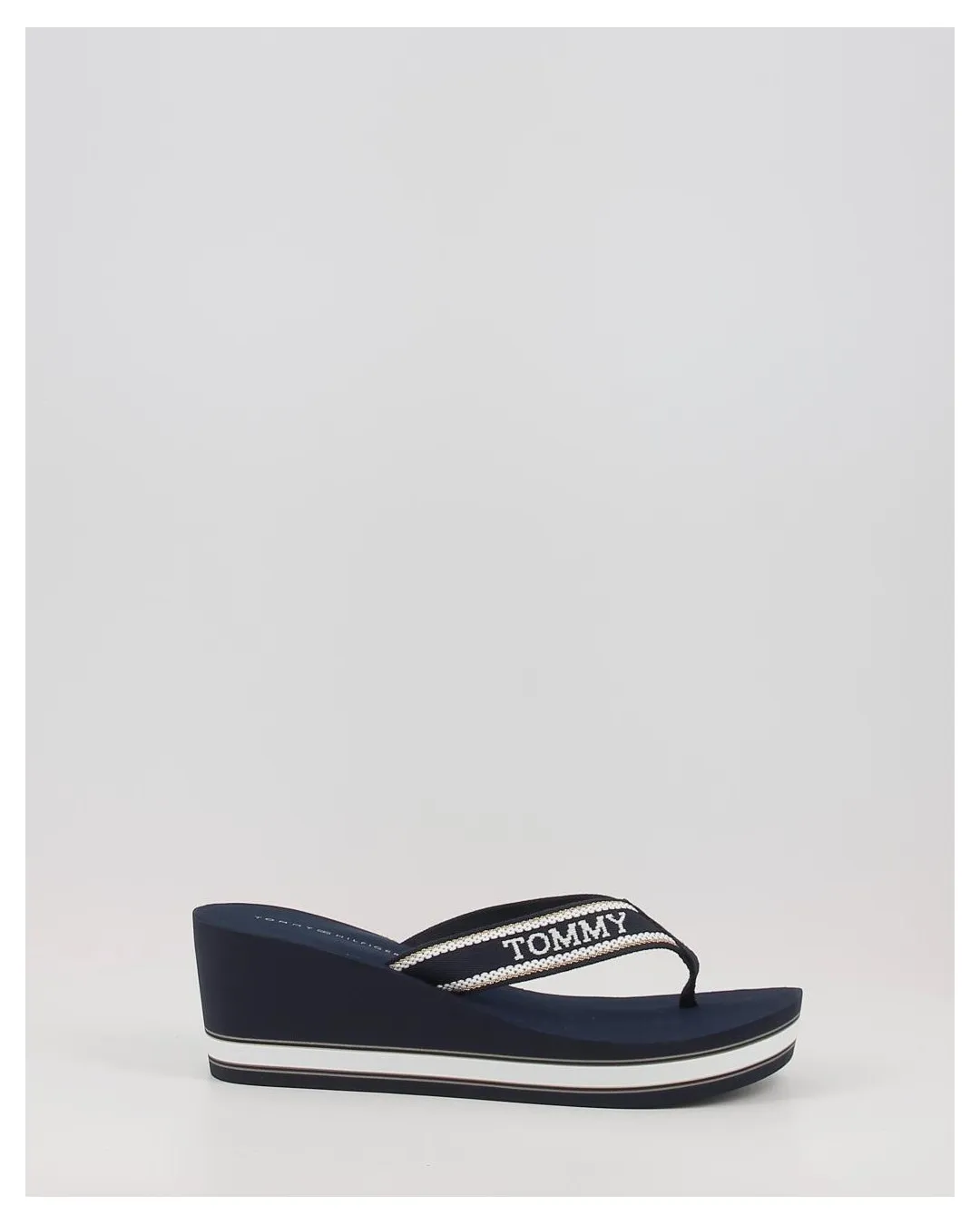 Tommy Hilfiger Chanclas Tommy Hilfiger TOMMY WEDGE BEACH SANDAL azul