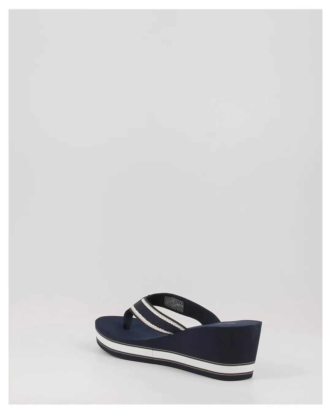 Tommy Hilfiger Chanclas Tommy Hilfiger TOMMY WEDGE BEACH SANDAL azul