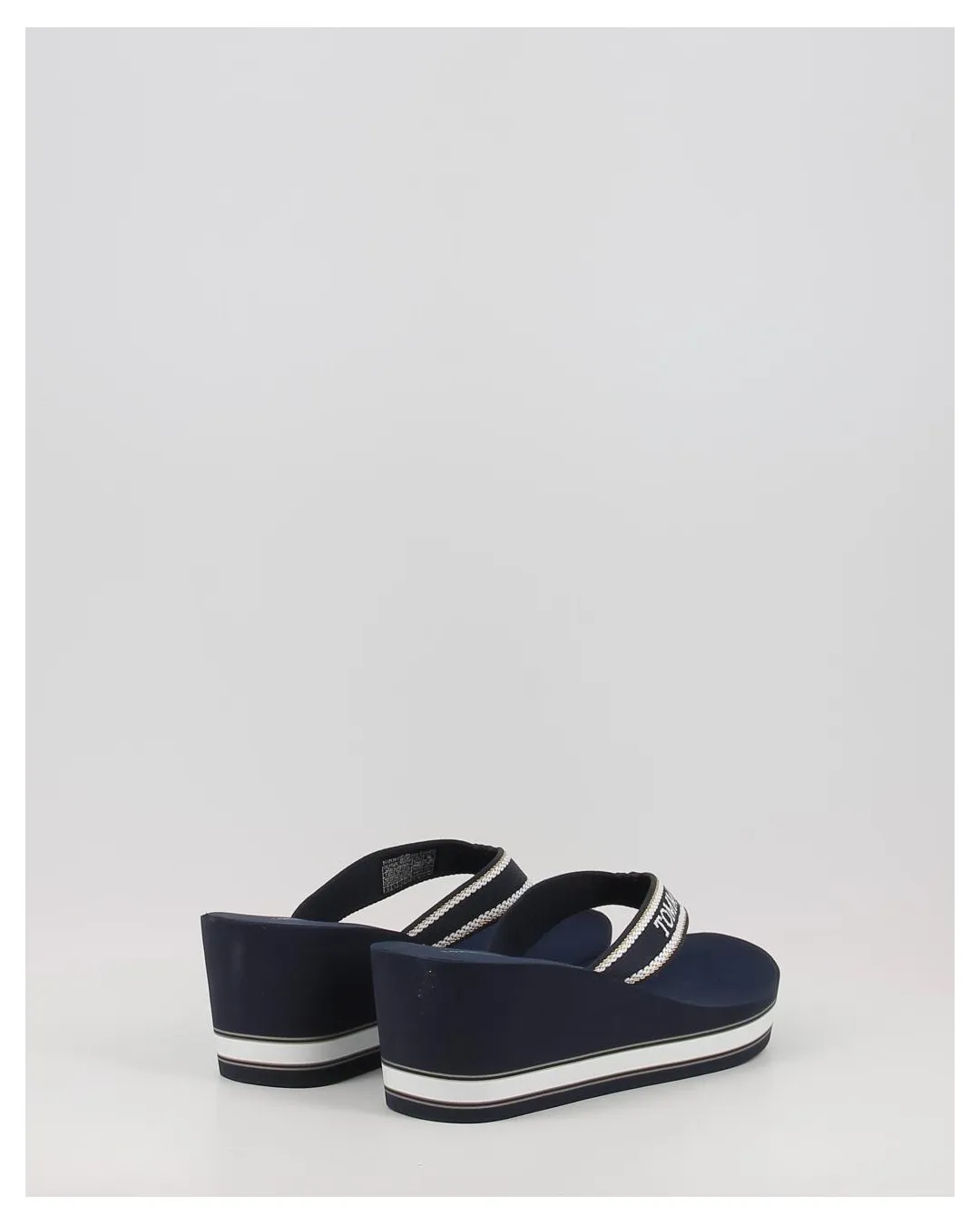 Tommy Hilfiger Chanclas Tommy Hilfiger TOMMY WEDGE BEACH SANDAL azul