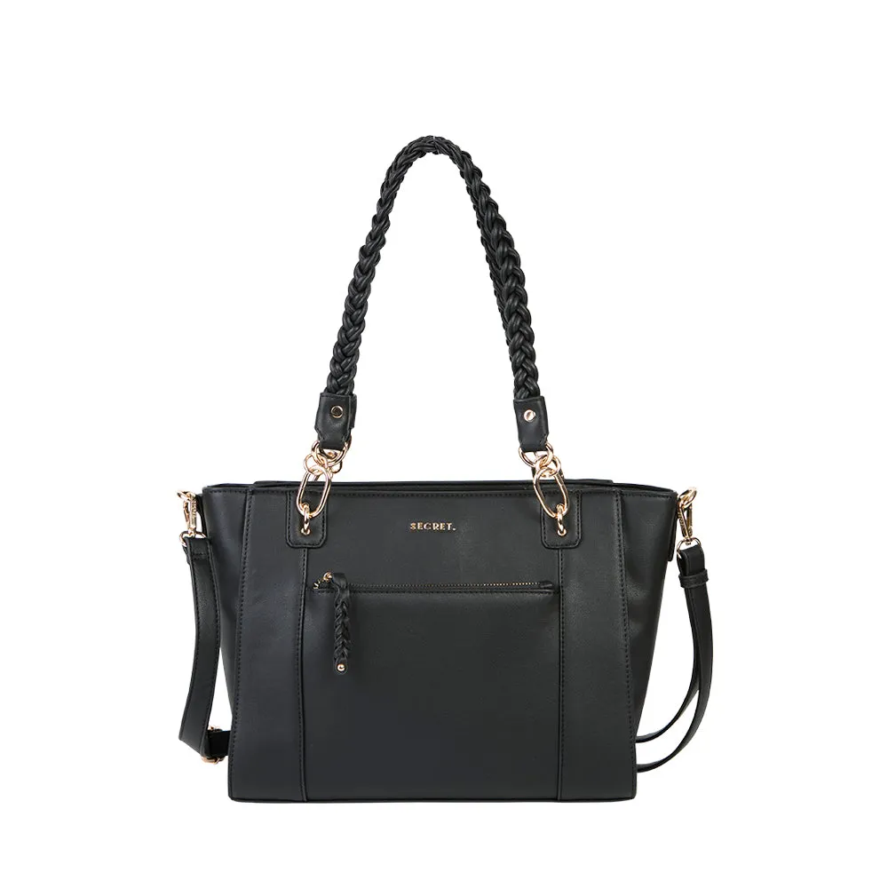 Tote Bag Monaco negro M