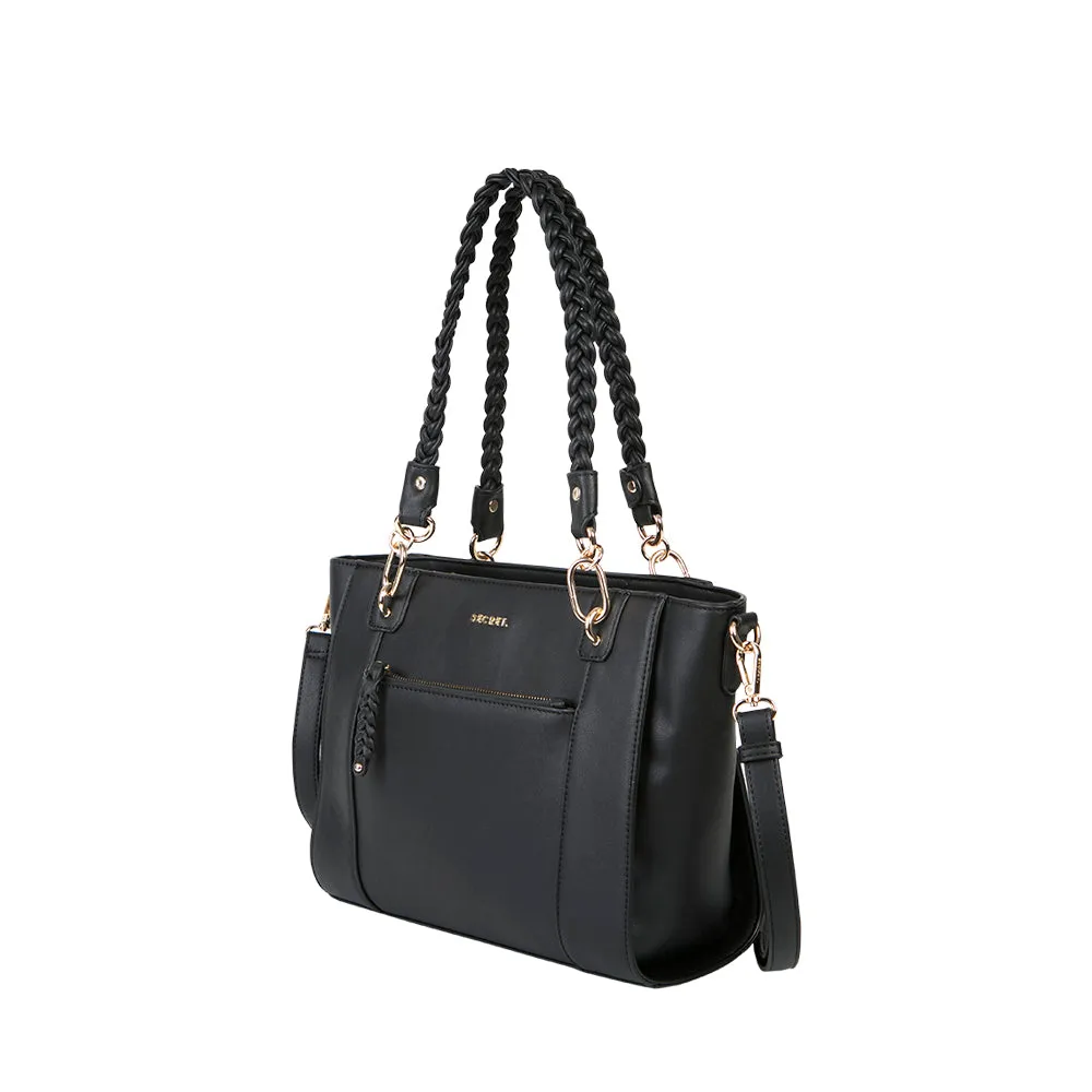 Tote Bag Monaco negro M