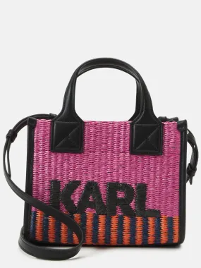 TOTE RAFIA MINI KOAR LAGERFELD