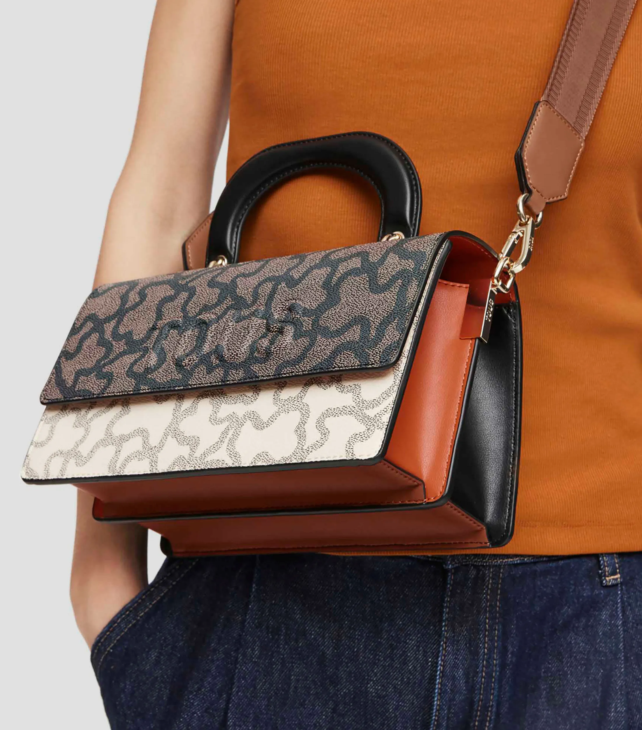 Tous Bolso Crossbody estampado Mujer