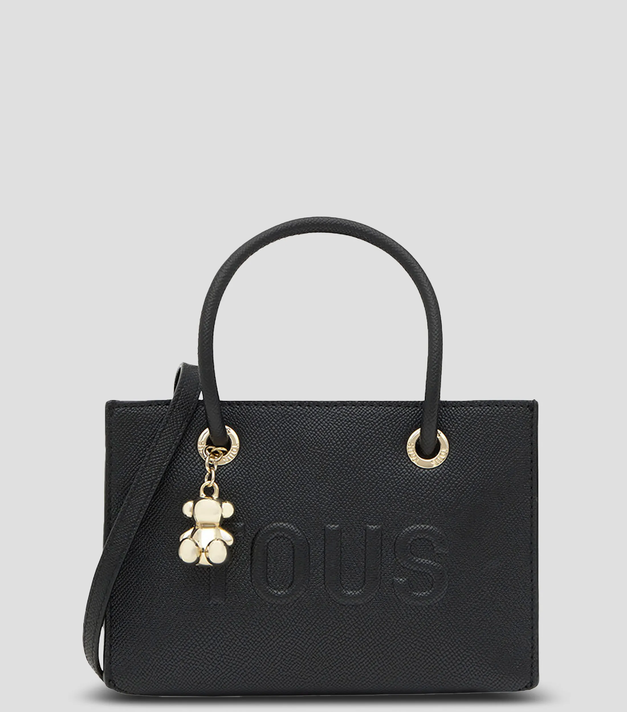 Tous Bolso Mini Tote negro Cachito Mio Mujer