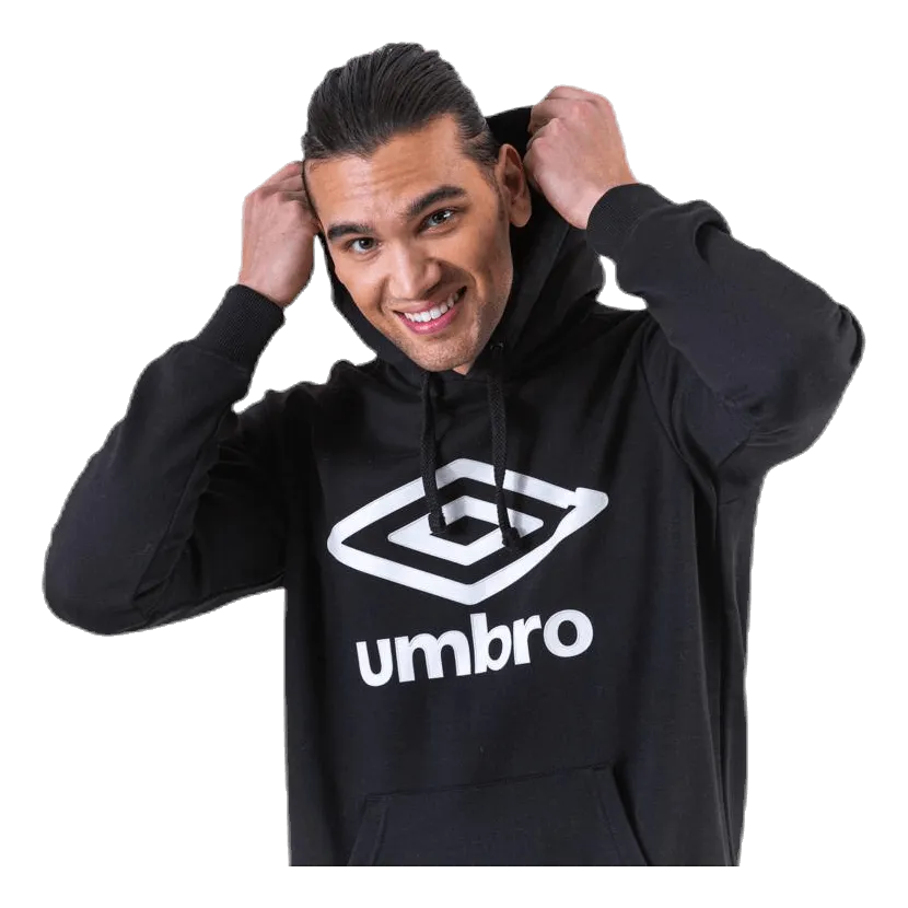 Umbro Fleece Logo Hoody Black