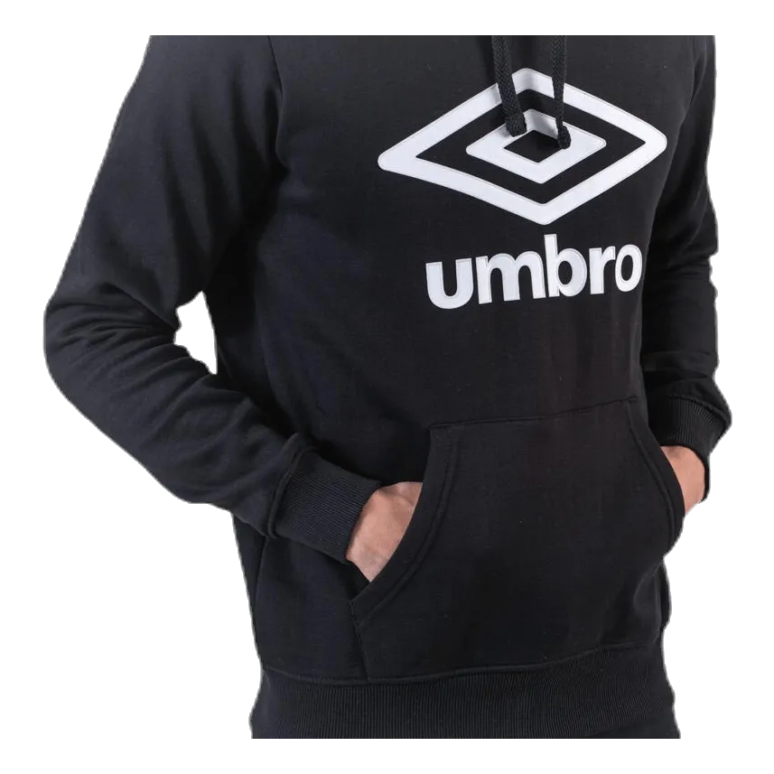 Umbro Fleece Logo Hoody Black