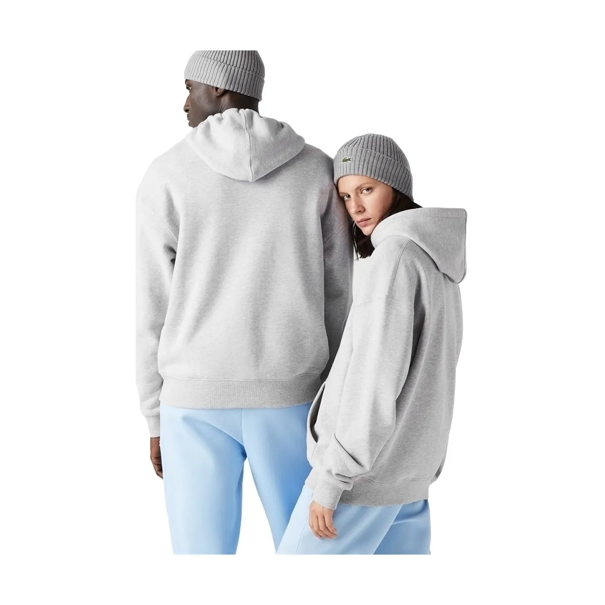 Unisex Loose Fit Hoodie - Gris