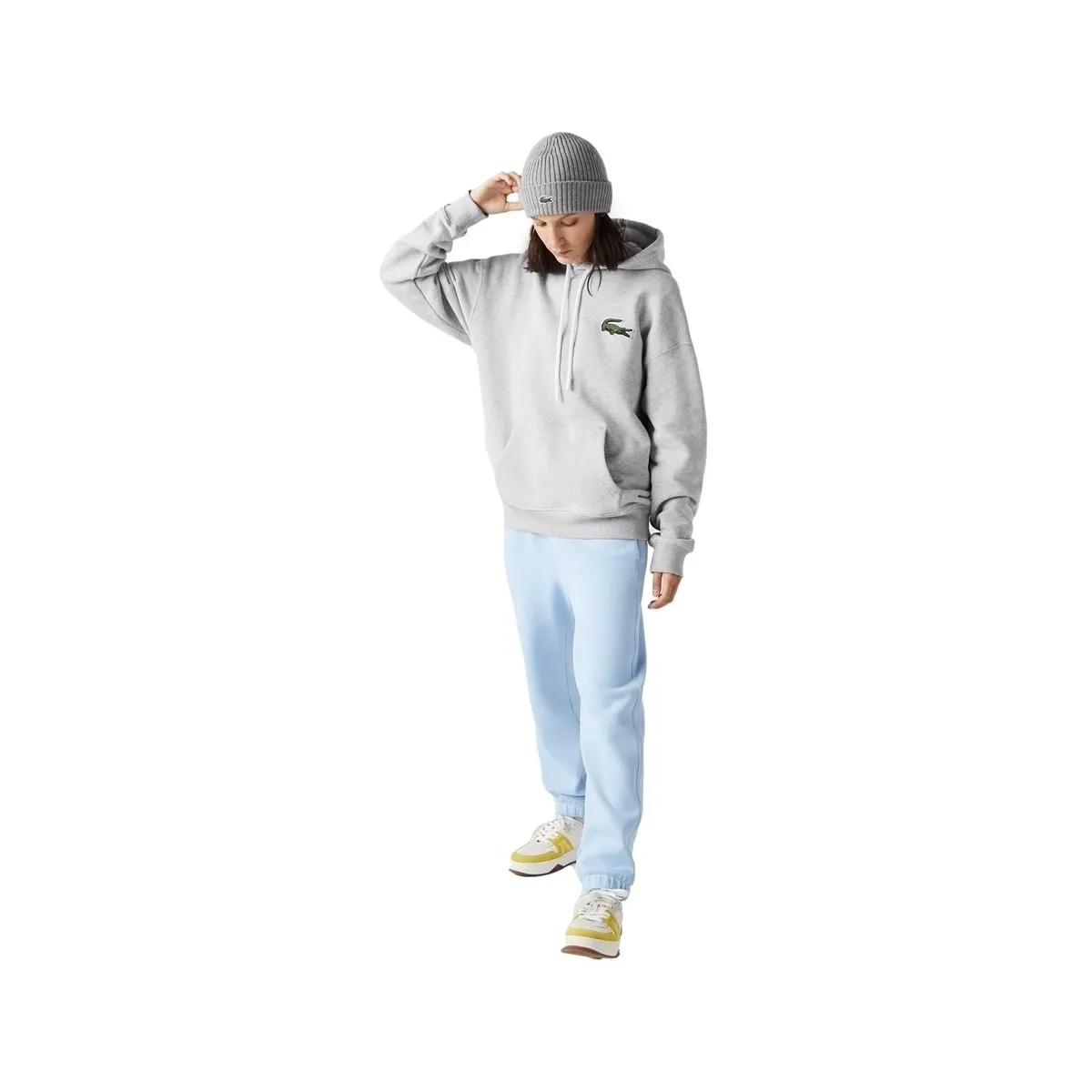 Unisex Loose Fit Hoodie - Gris