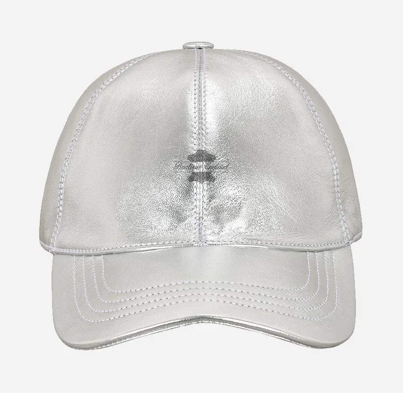 UNISEX Vintage Leather Baseball Caps Wax Vintage Leather Hats