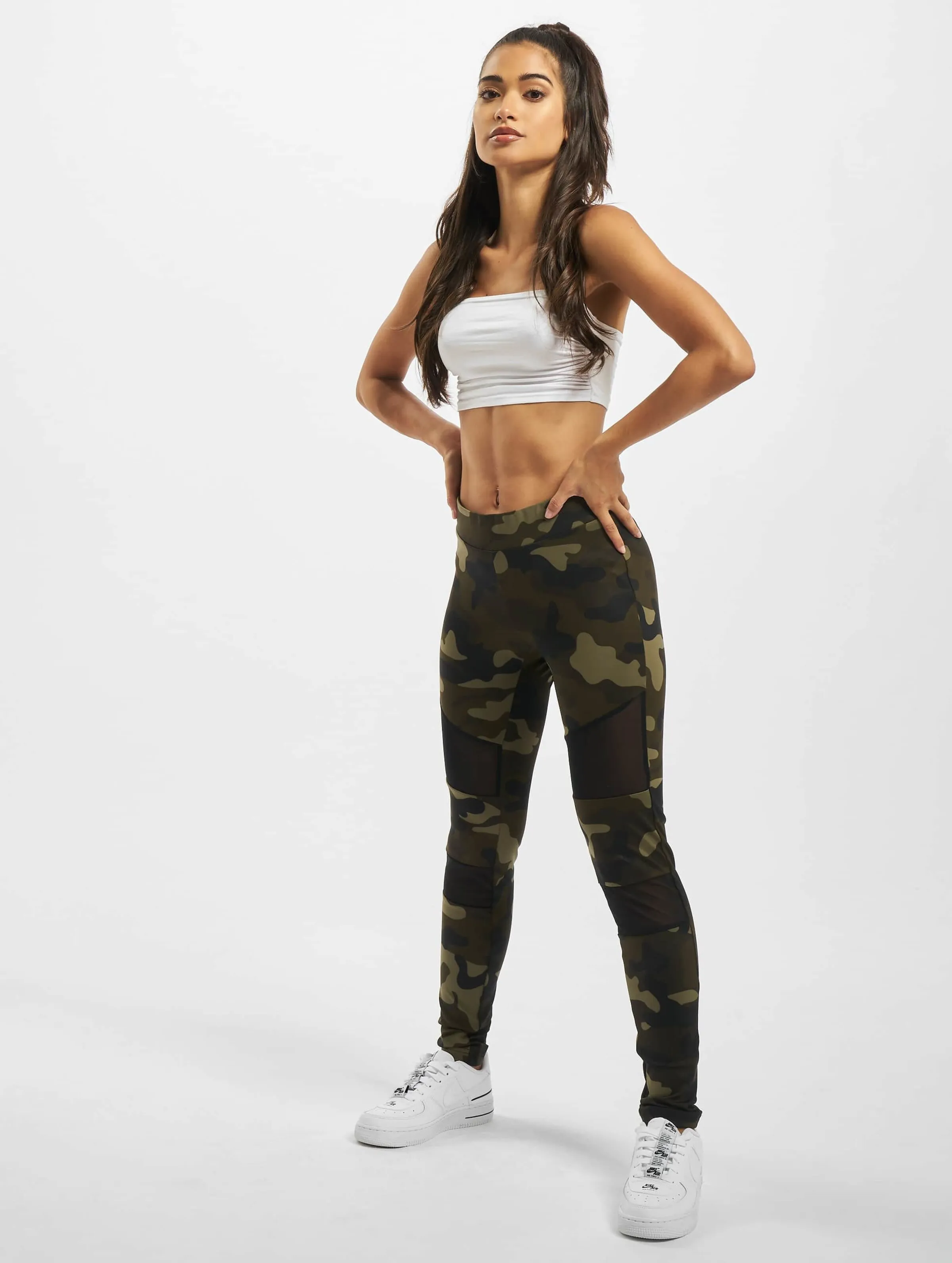 Urban Classics Ladies Camo Tech Mesh Leggings