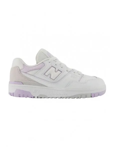 Zapatillas New Balance GSB550 Blancas y Lilas - Ecool