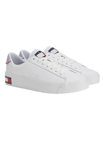 Zapatillas Tommy jeans Vulcanized Blancas Mujer