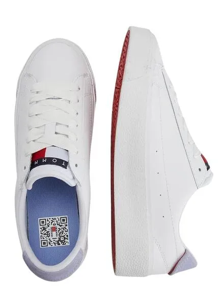 Zapatillas Tommy jeans Vulcanized Blancas Mujer