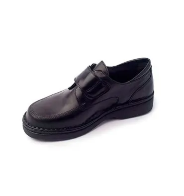 Zapato farmacia velcro hombre ancho especial ANCHO 16 pies muy delicados Calzafarma en negro